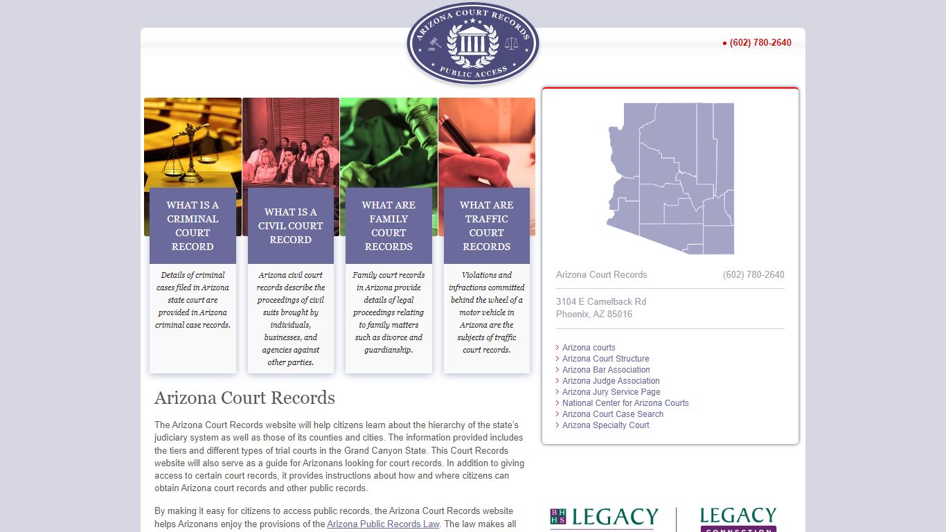Arizona Family Court Records | ArizonaCourtRecords.us
